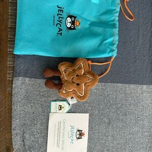 Jellycat Brown Star Plush Bag Charm